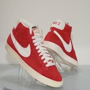 Nike Blazer High Suede VNTG Crimson Red - Size 11.5